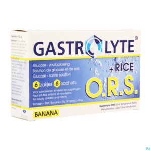 Packshot GASTROLYTE ORS BANANA + RICE