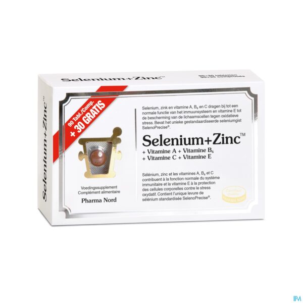 Packshot Selenium+Zinc 90+30 Tabl PROMOpack