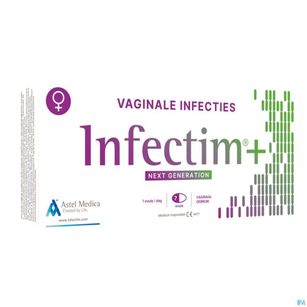 Packshot Infectim+ Vaginale Ovulen 7 Packshot Infectim+ Vaginale Ovulen 7