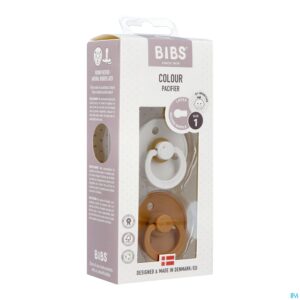 Packshot Bibs 1 Fopspeen Duo Haze/caramel 2
