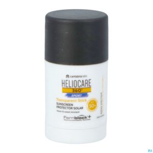 Packshot Heliocare 360° Sport Transparant Stick Spf50+ 25g