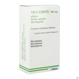 Packshot Mucodox 300mg Caps 56