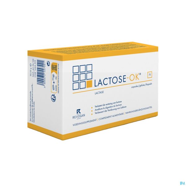 Packshot Lactose Ok Caps 75x353mg 5744 Revogan