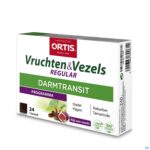 Packshot Ortis Vruchten & Vezezels Regular Blokjes 24