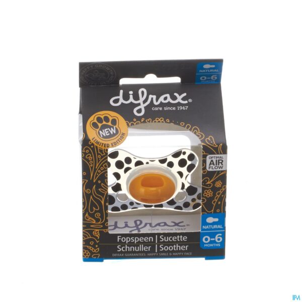 Packshot Difrax Fopspeen Natural 0-6m Special Edition