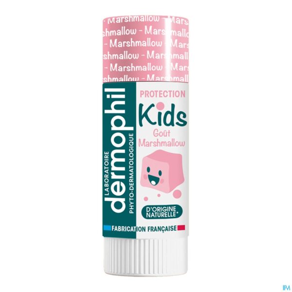 Packshot Dermophil Berscherming Lippen Kids Marshm. Stick4g