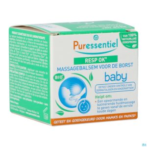 Packshot Puressentiel Ademhaling Massagebalsem Baby 30ml