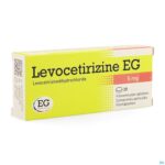 Packshot Levocetirizine EG 5 Mg Filmomh Tabl 20