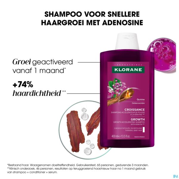 Lifestyle_image Klorane Capil. Sh Groei Kinine 400ml