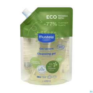 Packshot Mustela Fam Bio Wasgel Eco Refill 400ml
