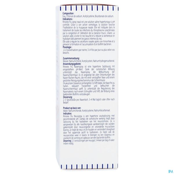 Packshot Rinorex Flu Neusspray Fl 50ml