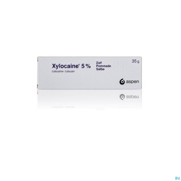 Packshot Xylocaine 5% Zalf Tube 1 X 35g