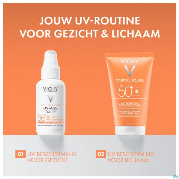 Lifestyle_image Vichy Capital Soleil Beschermend.melk Spf50+ 150ml