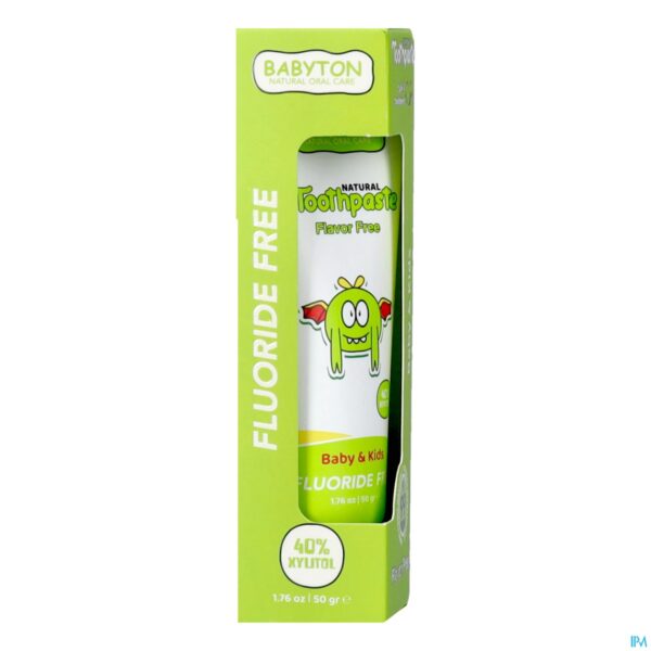 Packshot Babyton Natuurlijke Tandpasta Z/smaak Baby/kids50g
