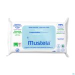 Packshot Mustela Reinigende Doekjes Water Z/parfum 60