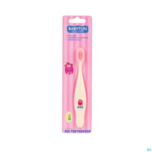 Packshot Babyton Bio Tandenborstel Pinky Baby/kids