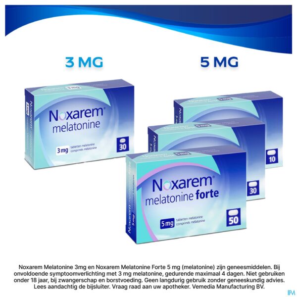 Lifestyle_image Noxarem Melatonine 3mg Comp 30