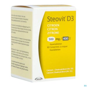 Packshot Steovit D3 500mg/400ie Comp 60