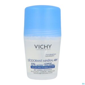 Packshot Vichy Deo Mineraal Roller 48u 50ml