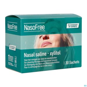 Packshot Dos Medical Nasaal Spoelzout+xylitol Zakje 30x6,5g