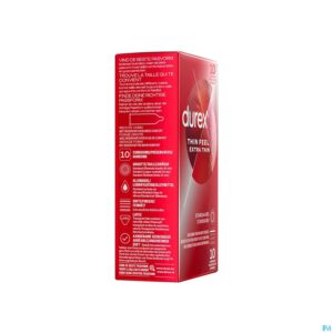 Packshot Durex Thin Feel Extra Thin Condoms 10