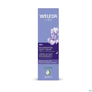 Packshot Weleda Iris Regenererende Nachtcreme 30ml