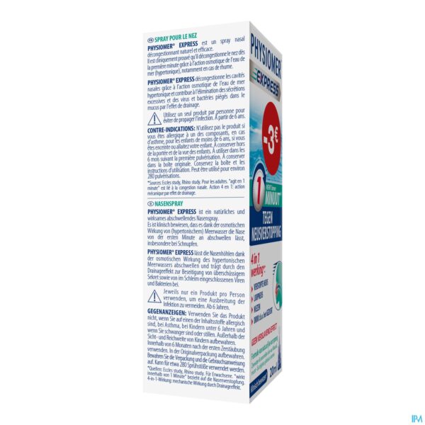 Packshot Physiomer Express Pocket 20ml -3€