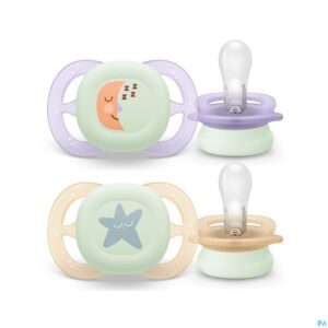 Productshot Philips Avent Fopspeen +0m Start Night Girl 2