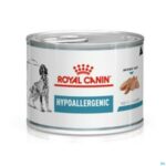 Productshot Royal Canin Dog Hypoallergenic Loaf Wet 12x200g