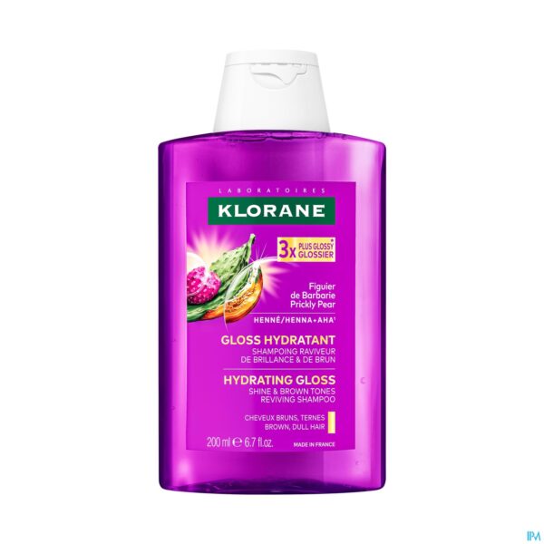 Packshot Klorane Capil. Sh Cactusvijg & Henna 200ml