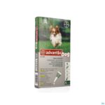 Packshot Advantix 40/ 200 Honden < 4kg Fl 4x0,4ml
