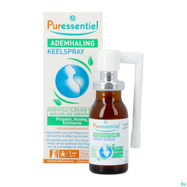 Productshot Puressentiel Ademhaling Keelspray 15ml