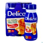 Productshot Delical Fruitdrink Multi-vruchten 4x200ml