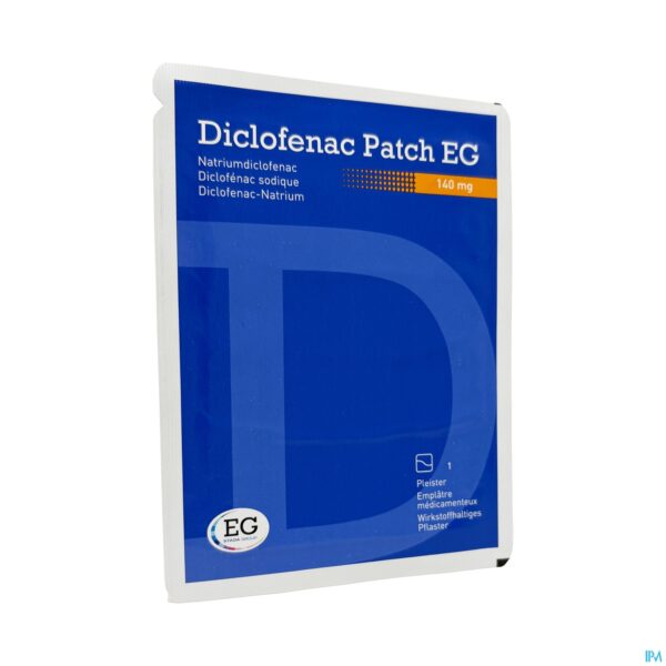 Productshot Diclofenac Patch EG 140Mg Pleister 10