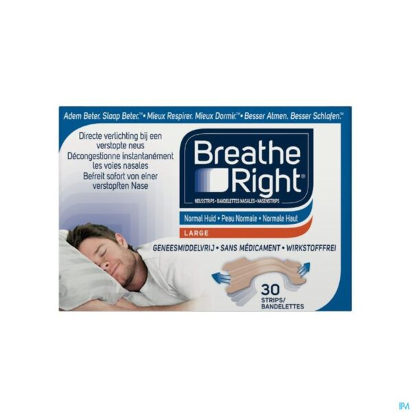Packshot Breathe Right Tan Large 30 Pack