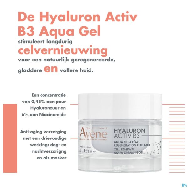 Lifestyle_image Avene Hyaluron Activ B3 Aqua Gel-cr Celvern. 50ml