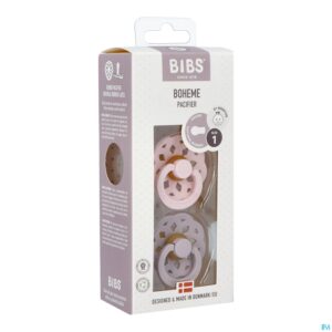 Packshot Bibs 1 Fopspeen Boheme Duo Blossom/lilac 2