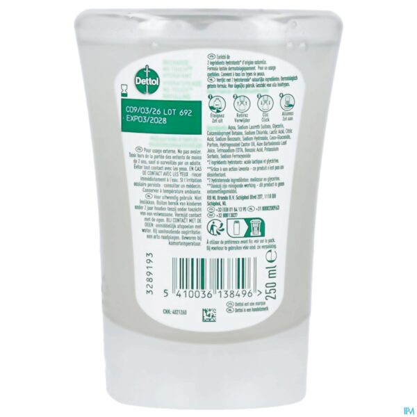 Packshot DETTOL NO TOUCH NAVULLING PARFUM ALOË VERA 250  ML   DETTOL
