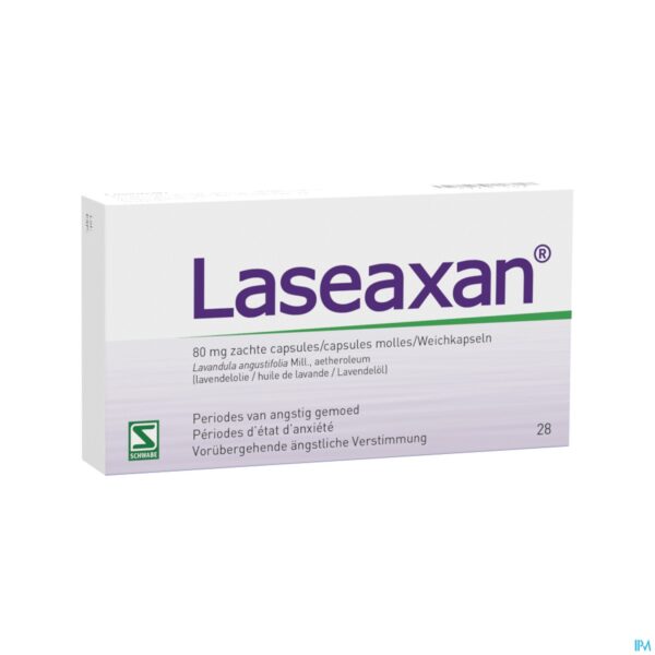 Packshot LASEAXAN® 28 ZACHTE CAPSULES