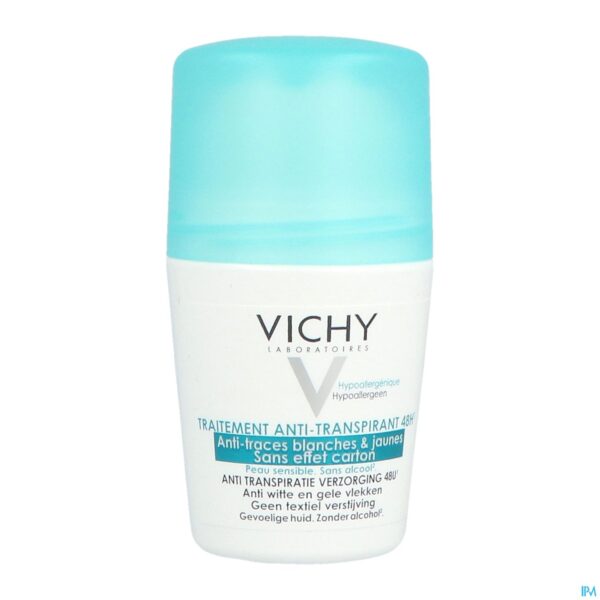 Packshot Vichy Deo A/trace Roller 48u 50ml