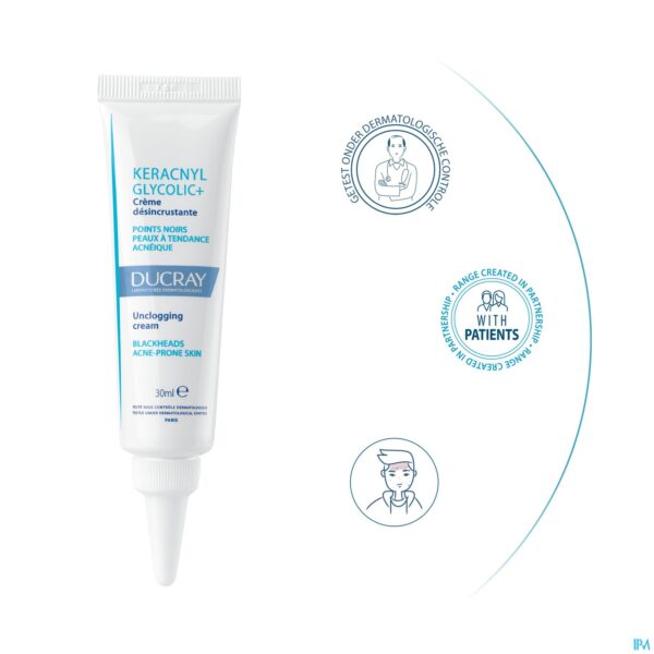 Lifestyle_image Ducray Keracnyl Glycolic+ Cr Tegen Zw.puntjes 30ml
