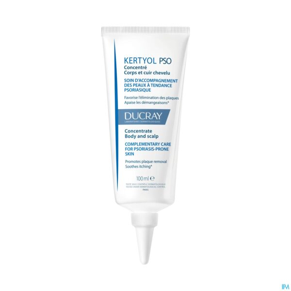 Packshot Ducray Kertyol Pso Concentraat 100ml Packshot Ducray Kertyol Pso Concentraat 100ml