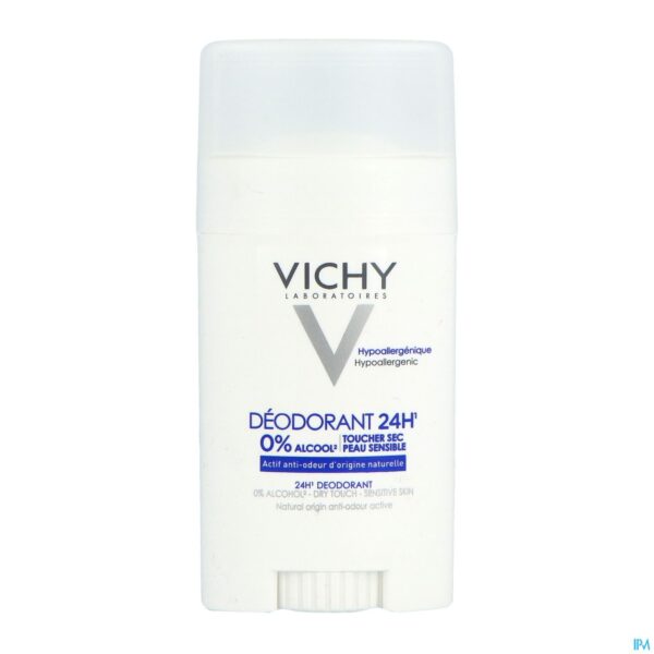 Packshot Vichy Deo React. H Z/alu Zout Stick 24u 40ml