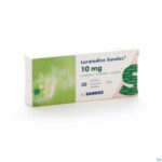 Packshot Loratadine Sandoz Comp 30 X 10mg