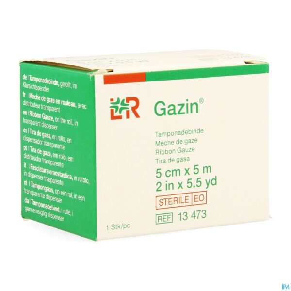 Packshot Gazin Gaaswiek Steriel 5cmx5m