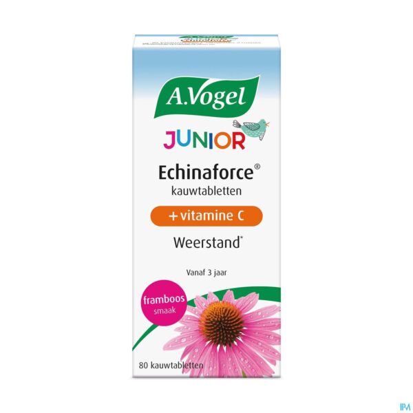 Packshot A.Vogel Echinaforce Junior + vitamine C 80 tabletten