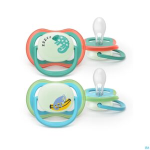 Productshot Philips Avent Fopspeen +6m Air Night Aap/camel. 2