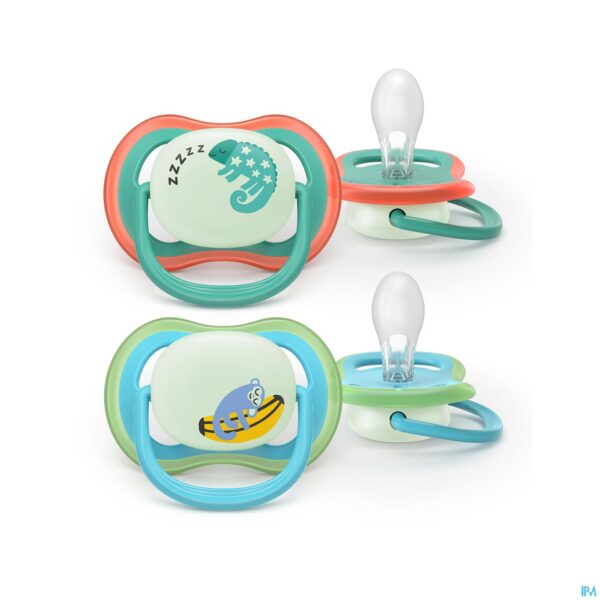 Productshot Philips Avent Fopspeen +6m Air Night Aap/camel. 2