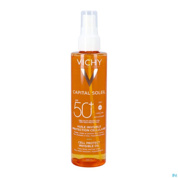 Packshot Vichy Capital Soleil Protect Olie 200ml
