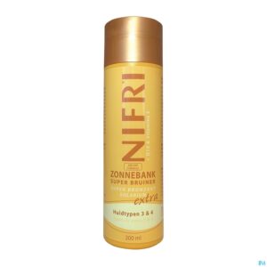 Packshot Nifri Zonnebank Super Bruiner Huidtype 3&4 200ml